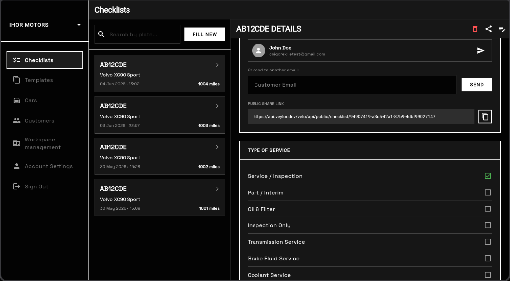 Checklist Job Directory